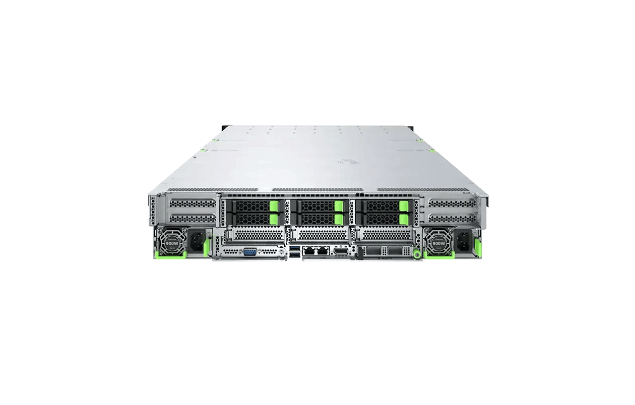 Primergy-Server-Rückseite