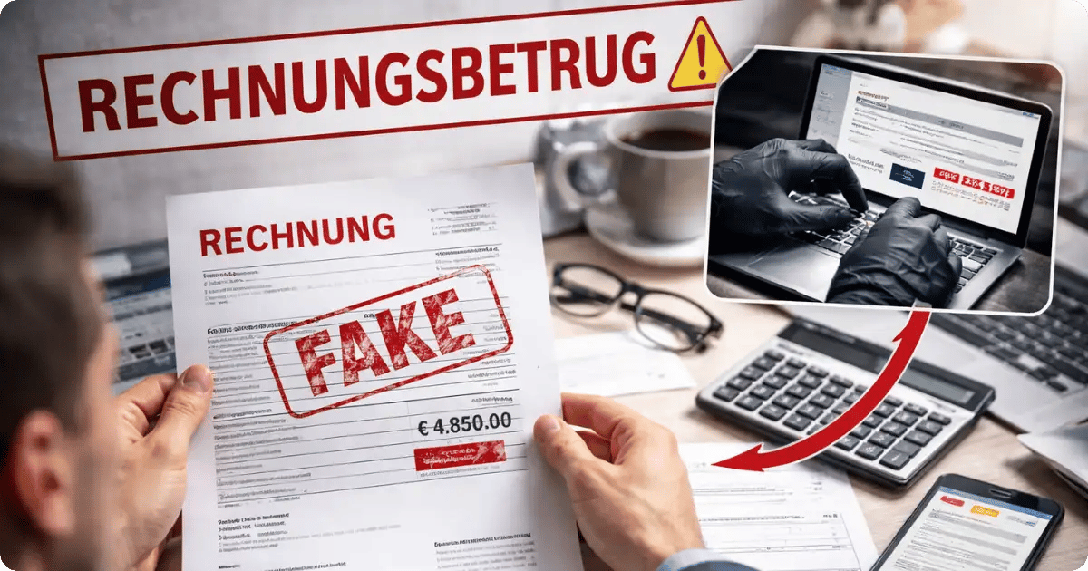 Rechnungsbetrug Symbolbild