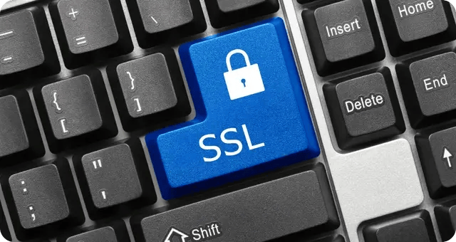 SSL Inspection - Symbolbild auf Tastatur
