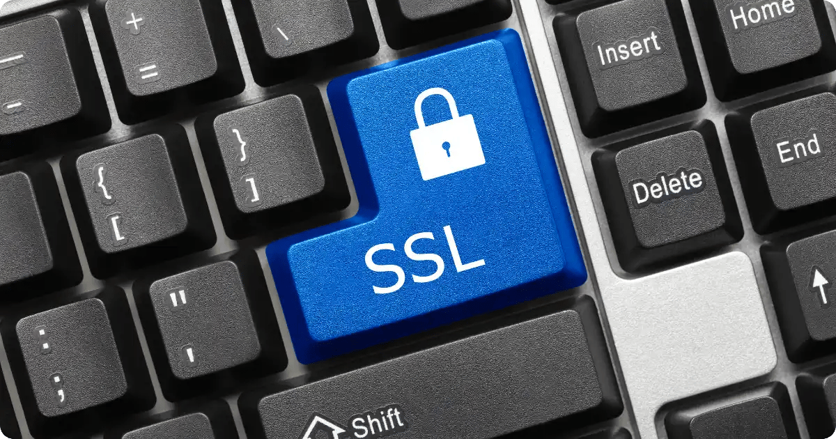 SSL Inspection - Symbolbild auf Tastatur