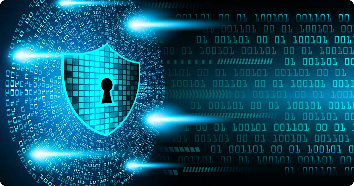 Schloss mit Cybersecurity Elementen