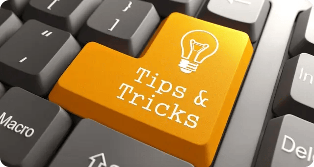 Tips & Tricks als Schrift auf Enter Taste einer Tastatur