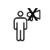 icon_Person+Kreuz_ueber_Megafon