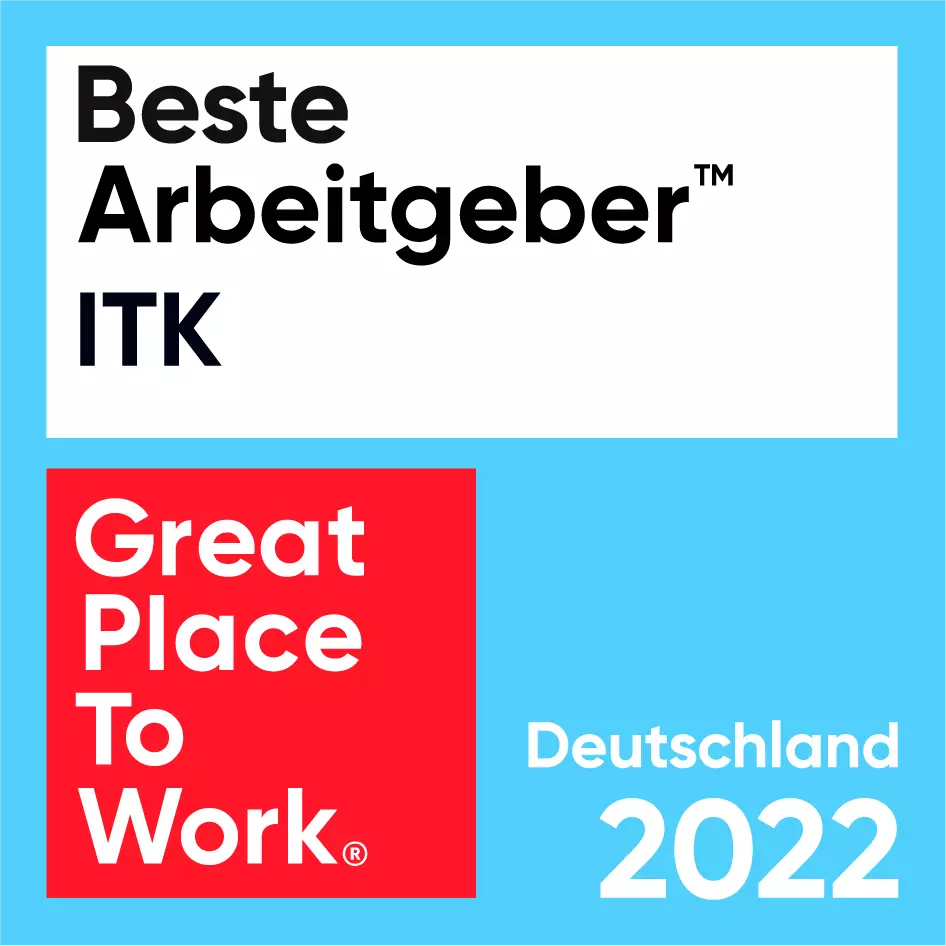 Beste Arbeitgeber ITK 2022 - Great Place To Work