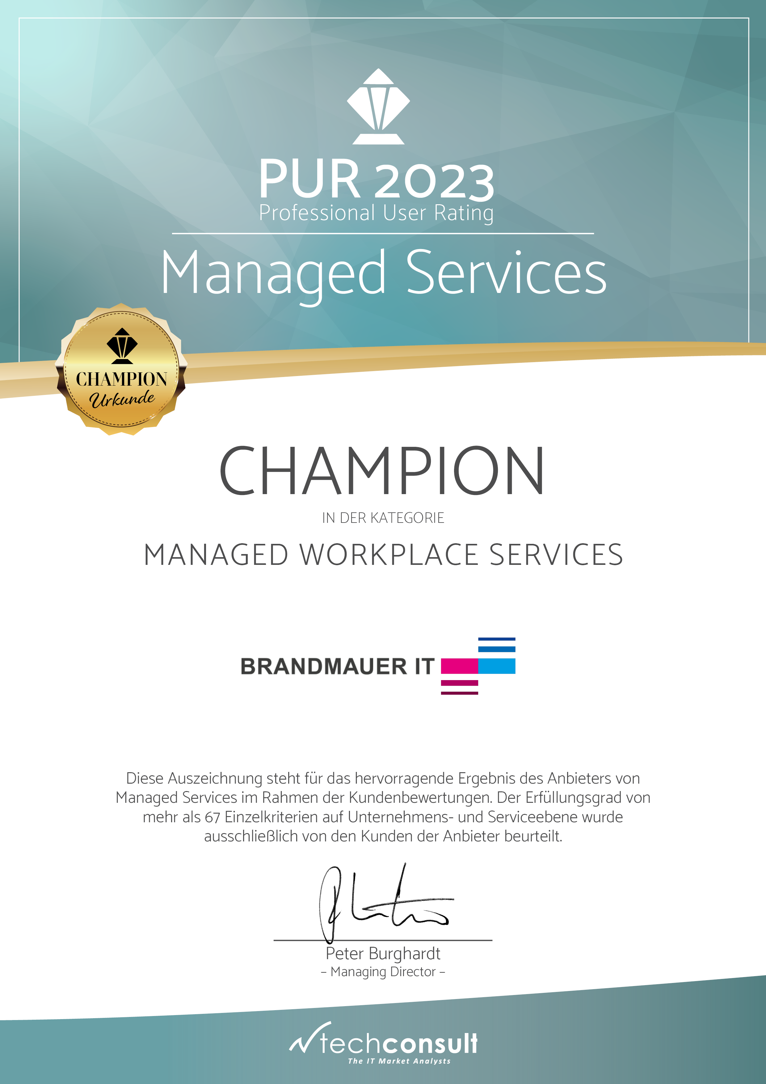 Urkunde_PUR_MS_2023_BrandmauerIT_Managed_Workplace_Services
